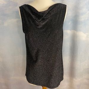 New York & Co Black & Silver Shell Large